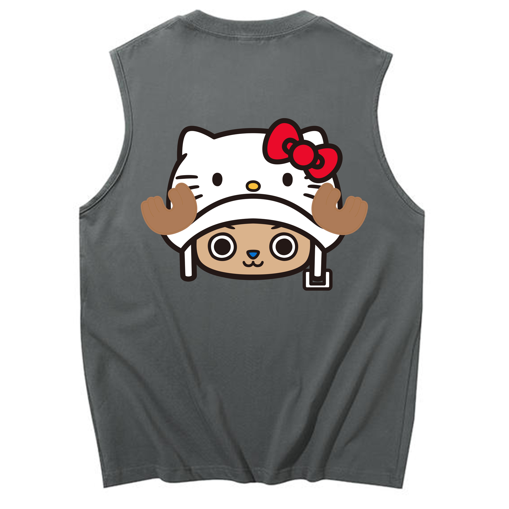 （画像用） Hello Kitty ハローキティ コットン100％タンクトップ（背面プリント）